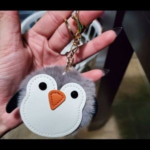 Puff Penguin Keychain